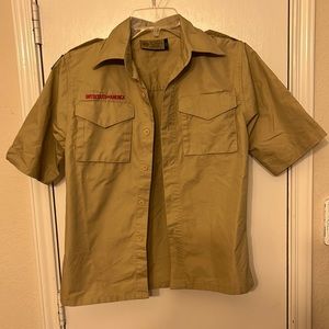 Boy Scouts of America youth medium uniform shirt